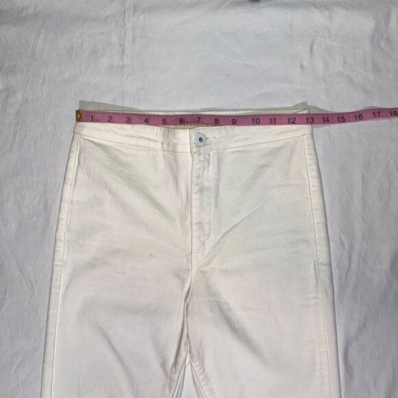Bullhead Denim Co. Uber High Rise Skinniest White Jeans – Size 7 - Picture 2 of 12